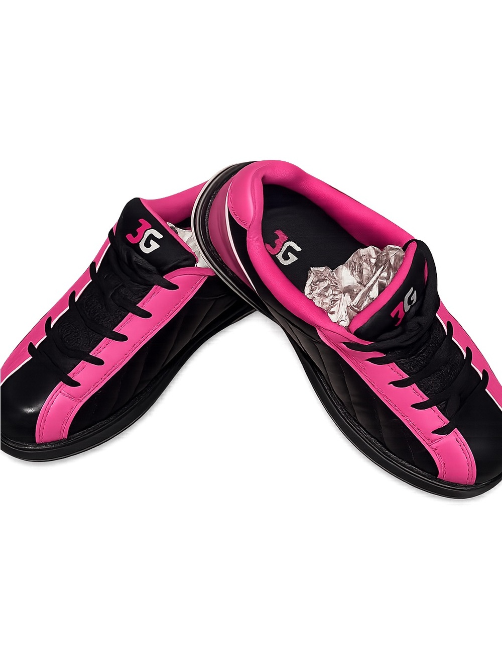 3G Kicks Black/Pink Womens Bowling Shoes